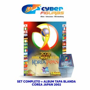 Set completo + Álbum tapa blanda Korea Japón 2002 Resmaterización