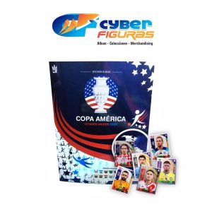 Set Completo + Álbum Tapa Blanda Copa América y Euro 2024 (3 Reyes)