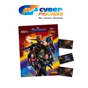 Set Completo + Álbum Tapa Dura Avengers End Game (Panini)