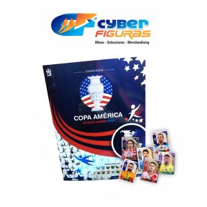 Set Completo + Álbum Tapa Dura Copa América y Euro 2024 (3 Reyes)